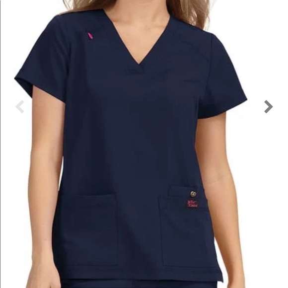Betsey Johnson Tops - [Betsey Johnson] Navy Scrub Top